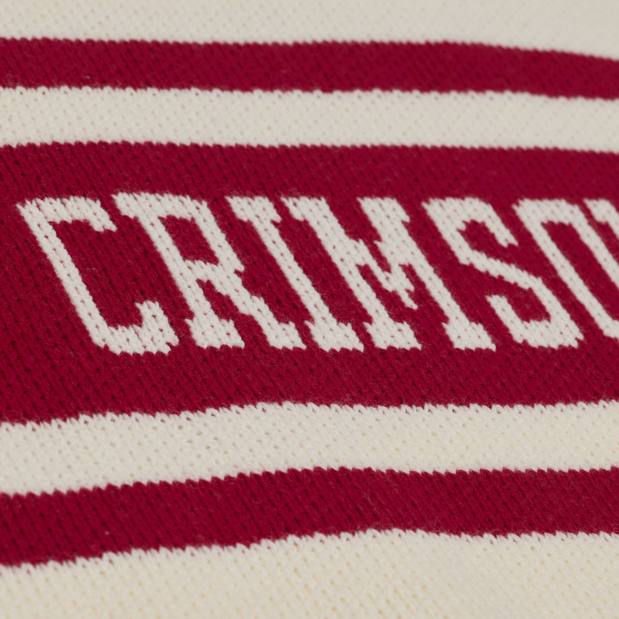 Women's Mitchell & Ness Cream Alabama Crimson Tide Retro Roots V-Neck Sweater