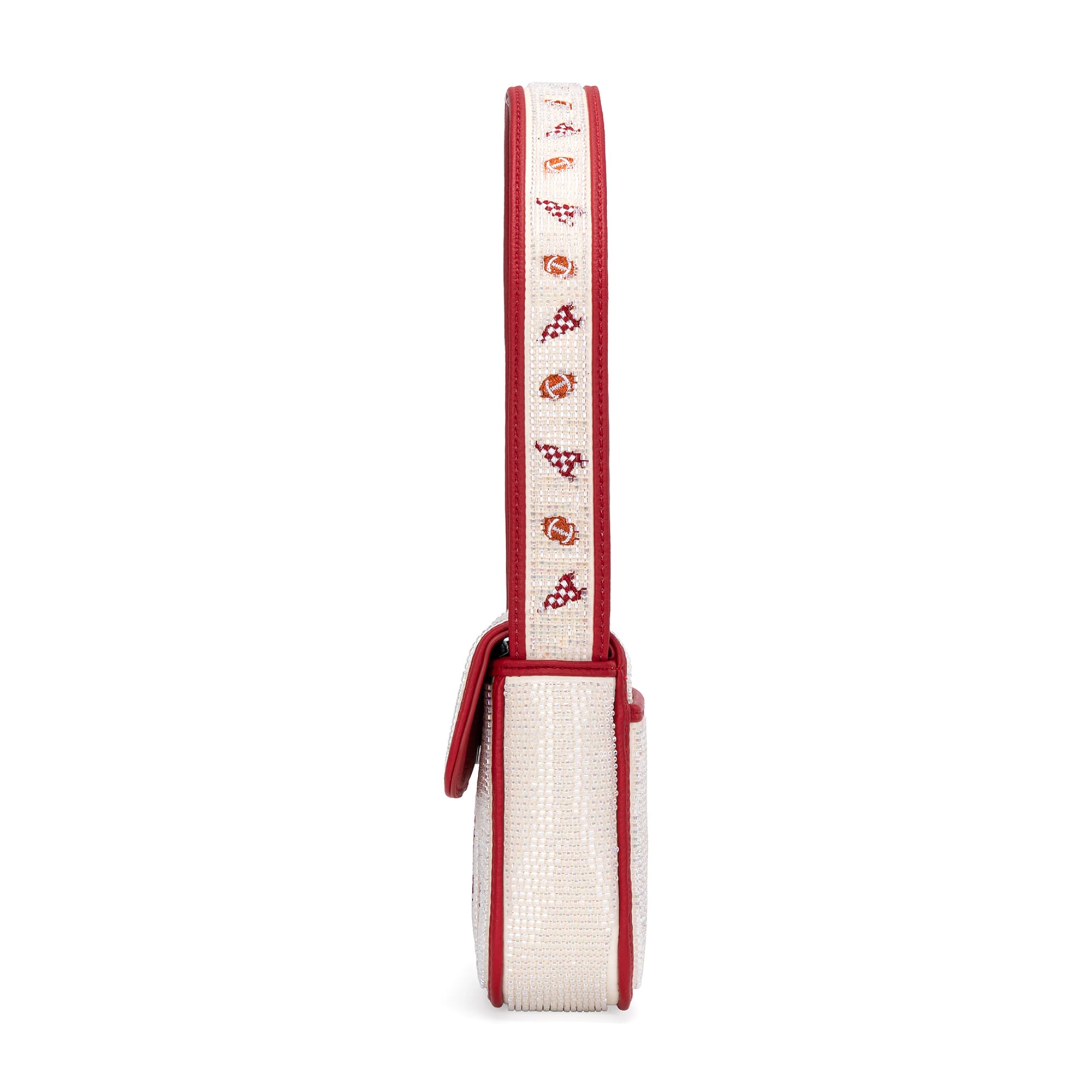 Sac à bandoulière à perles Montana West Alabama Crimson Tide pour femme