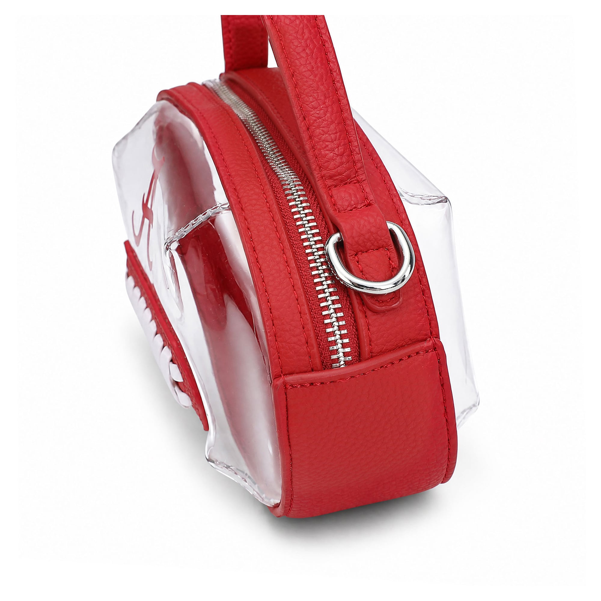 Sac bandoulière transparent Montana West pour femme, sans couleur, Alabama Crimson Tide