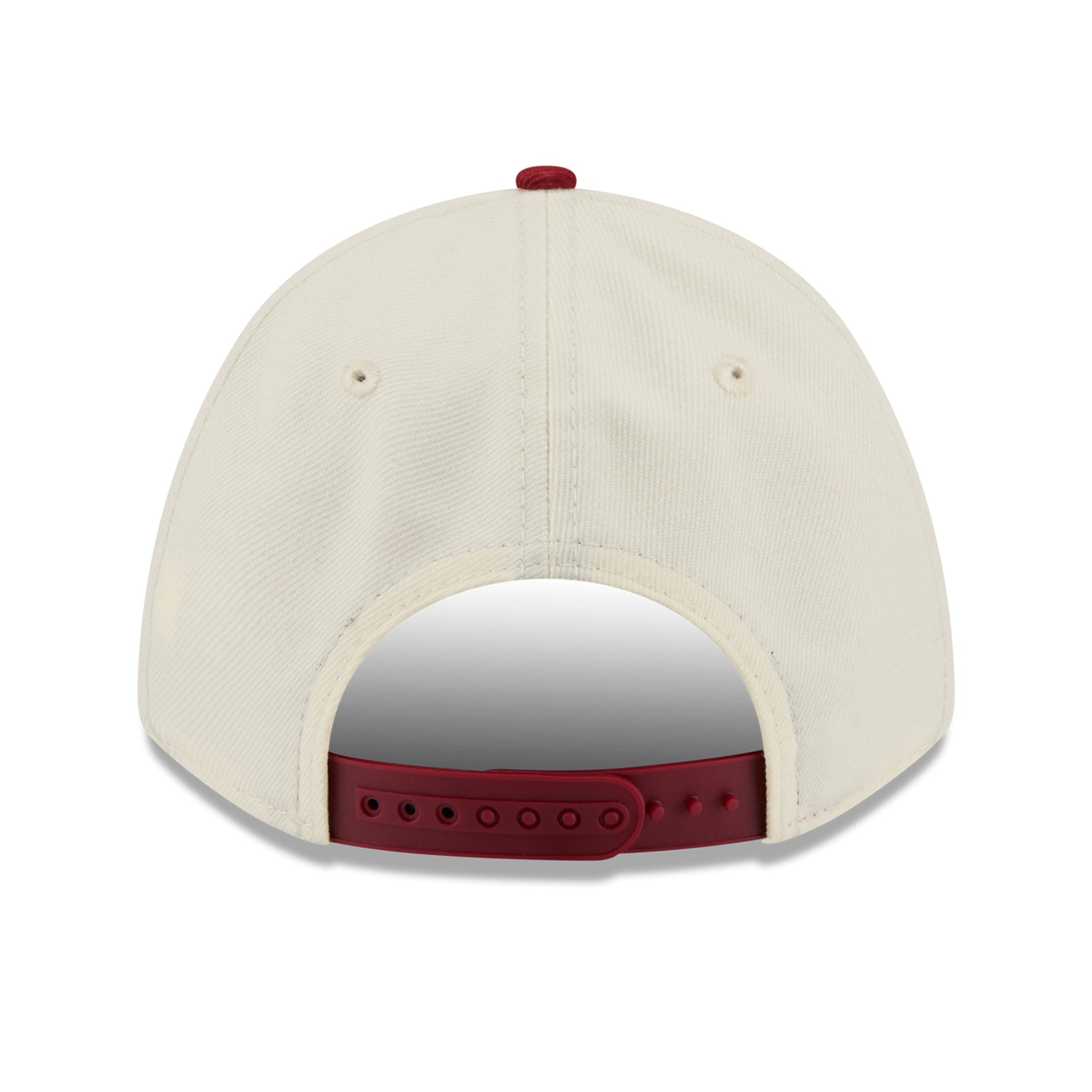 Casquette ajustable New Era 9FORTY blanche et rouge Alabama Crimson Tide pour femme