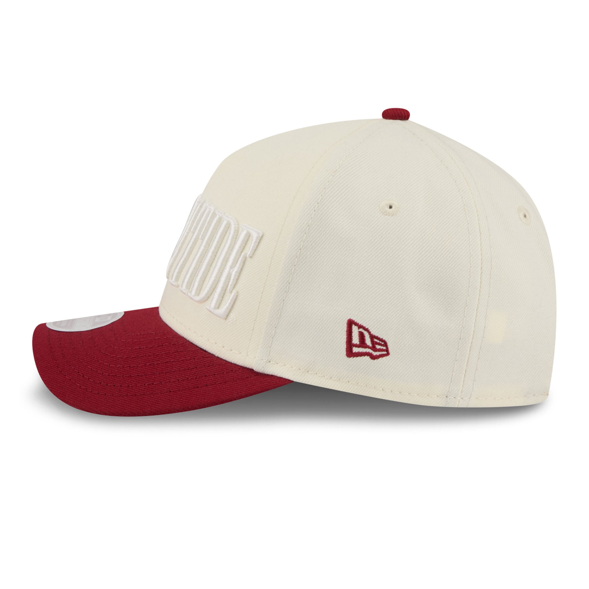 Casquette ajustable New Era 9FORTY blanche et rouge Alabama Crimson Tide pour femme