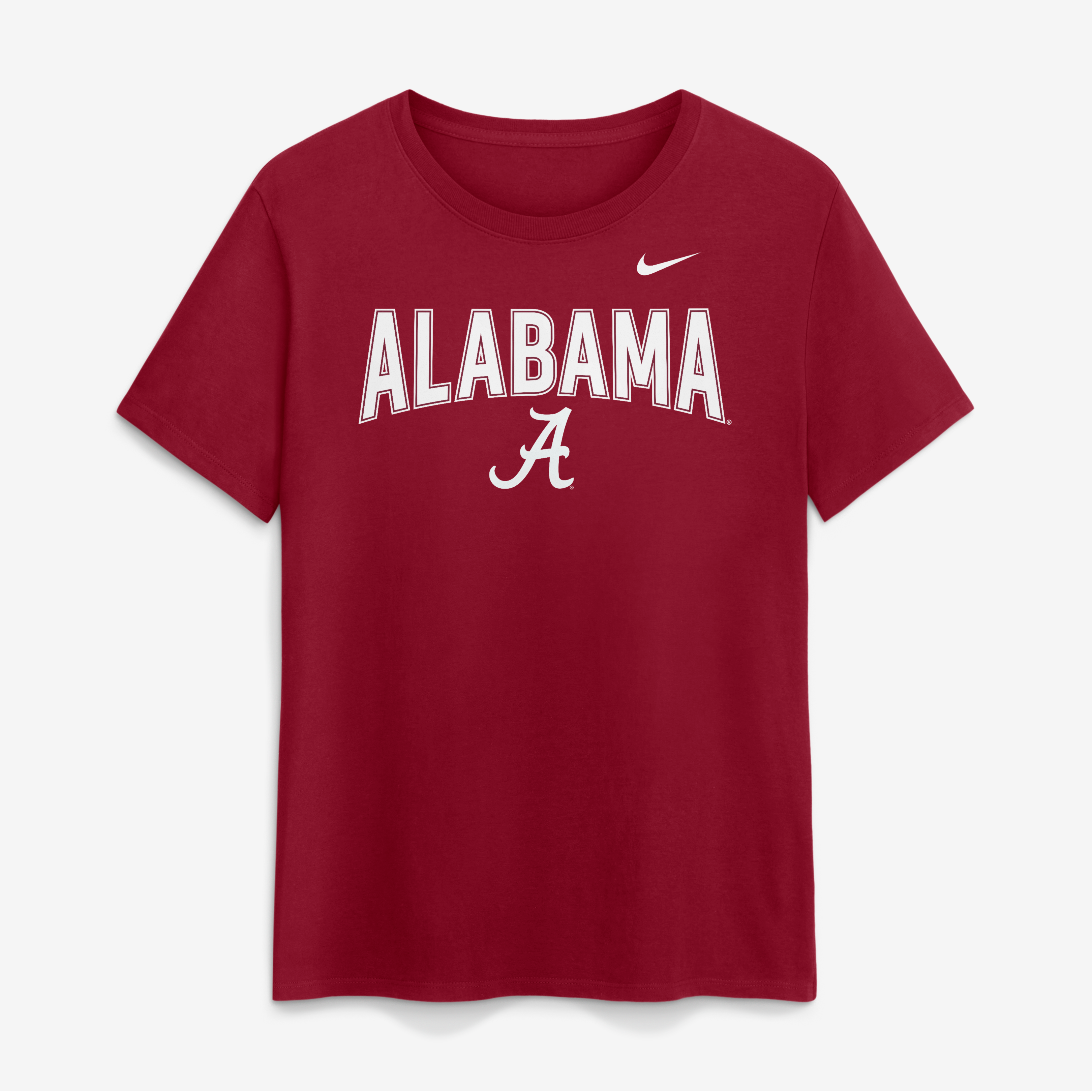 Women's Nike Crimson Alabama Tide Arch Logo T-Shirt
