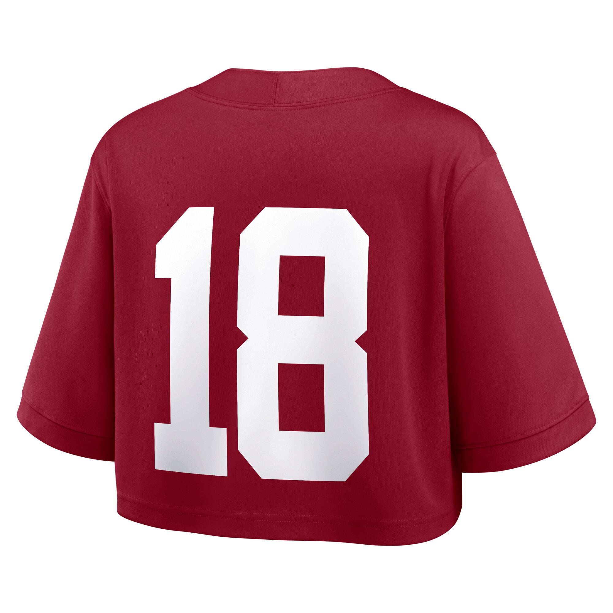 Women's Nike Crimson Alabama Tide Game Crop Top Jersey