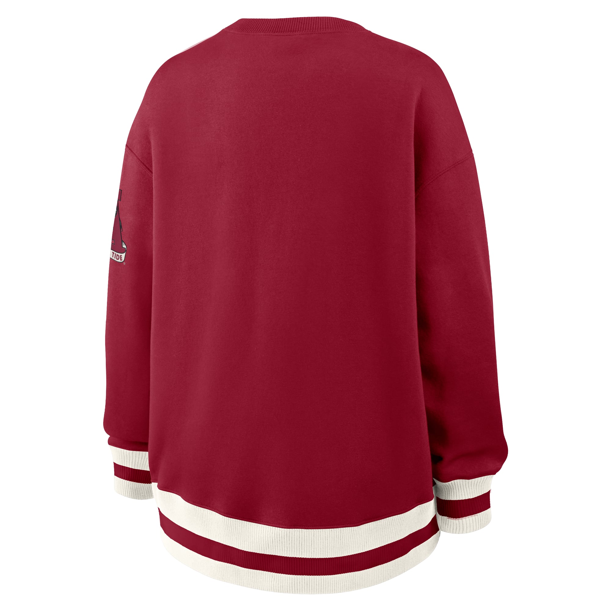 Sweat-shirt Nike Crimson Alabama Tide oversize Legacy Arch Phoenix pour femme