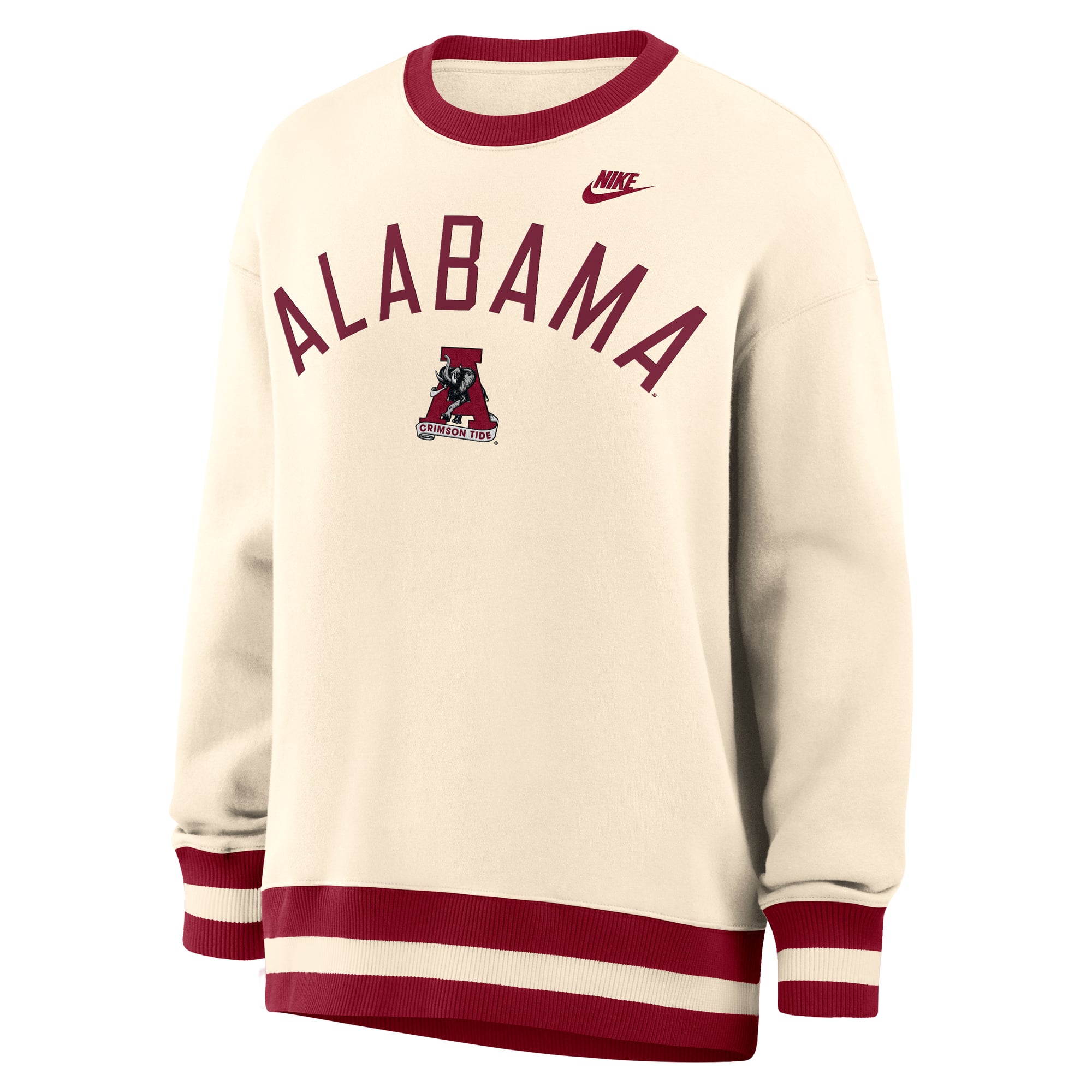 Sweat-shirt à enfiler Nike Natural Alabama Crimson Tide Legacy pour femme