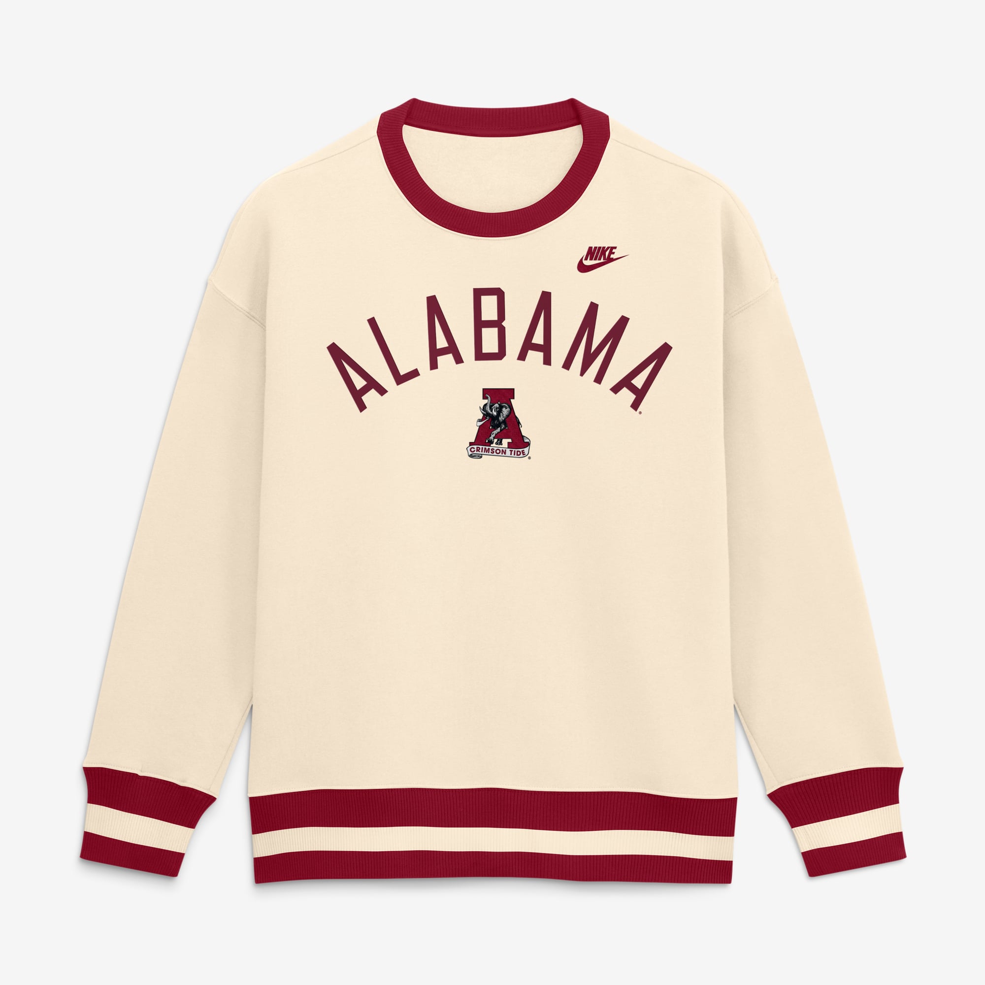 Sweat-shirt à enfiler Nike Natural Alabama Crimson Tide Legacy pour femme