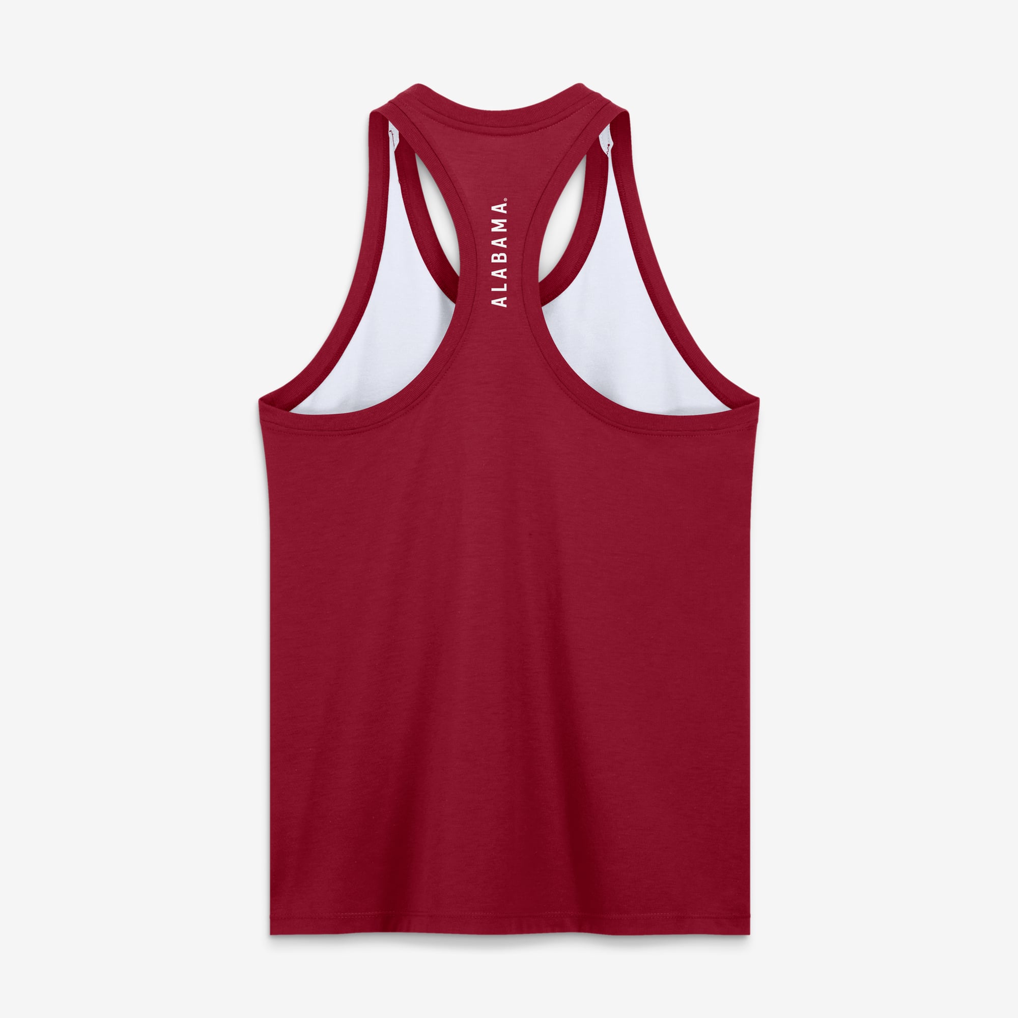 Débardeur dos nageur Nike blanc Alabama Crimson Tide pour femme