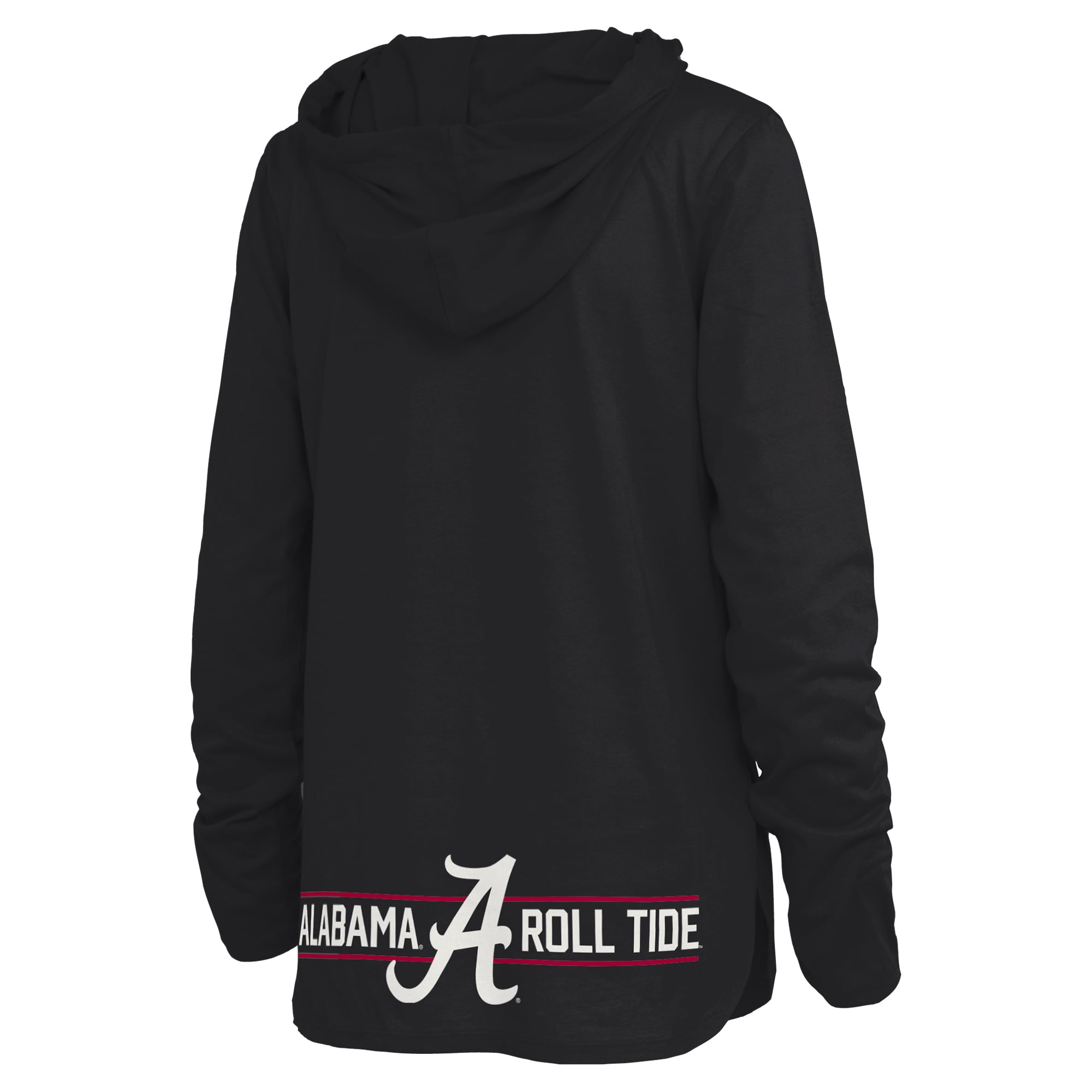 T-shirt à capuche manches longues Allie de Pressbox Black Alabama Crimson Tide pour femmes