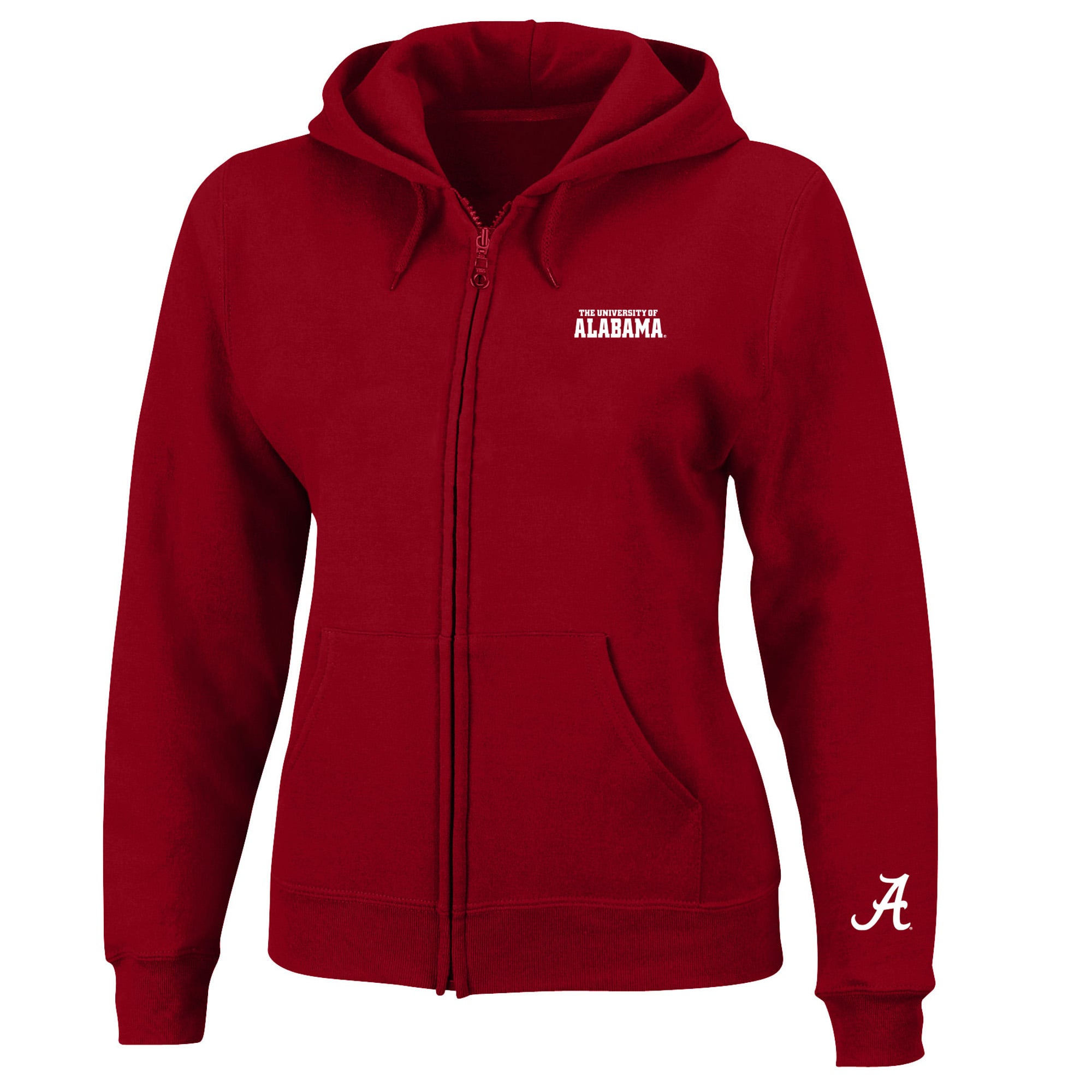 Women's Profile  Crimson Alabama Tide Plus Full-Zip Hooded Jacket