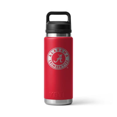 Gourde YETI Rambler Chug 770 ml (26 oz) aux couleurs des Crimson Tide d'Alabama