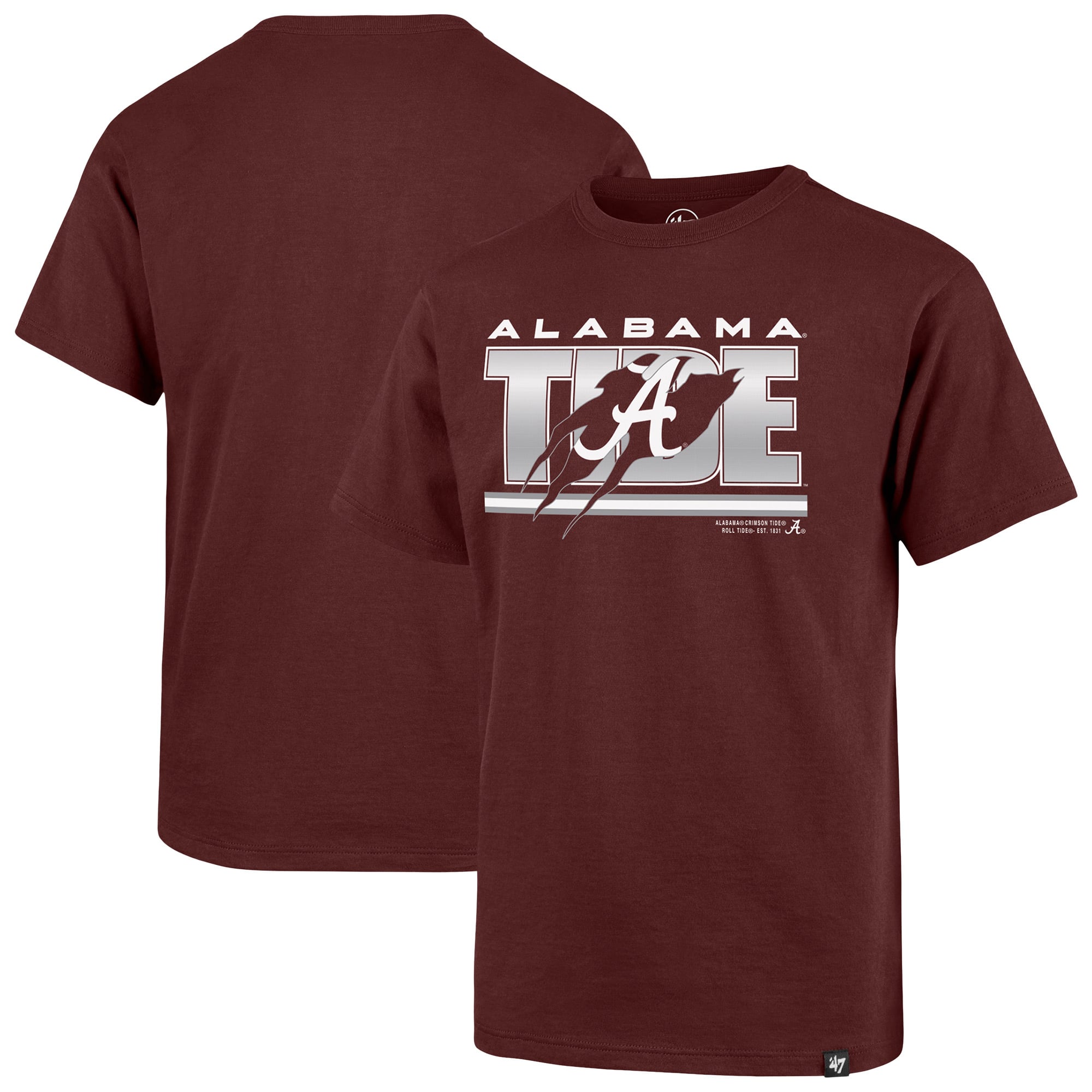 T-shirt pour jeunes '47 Crimson Alabama Tide Thunder Rip Franklin