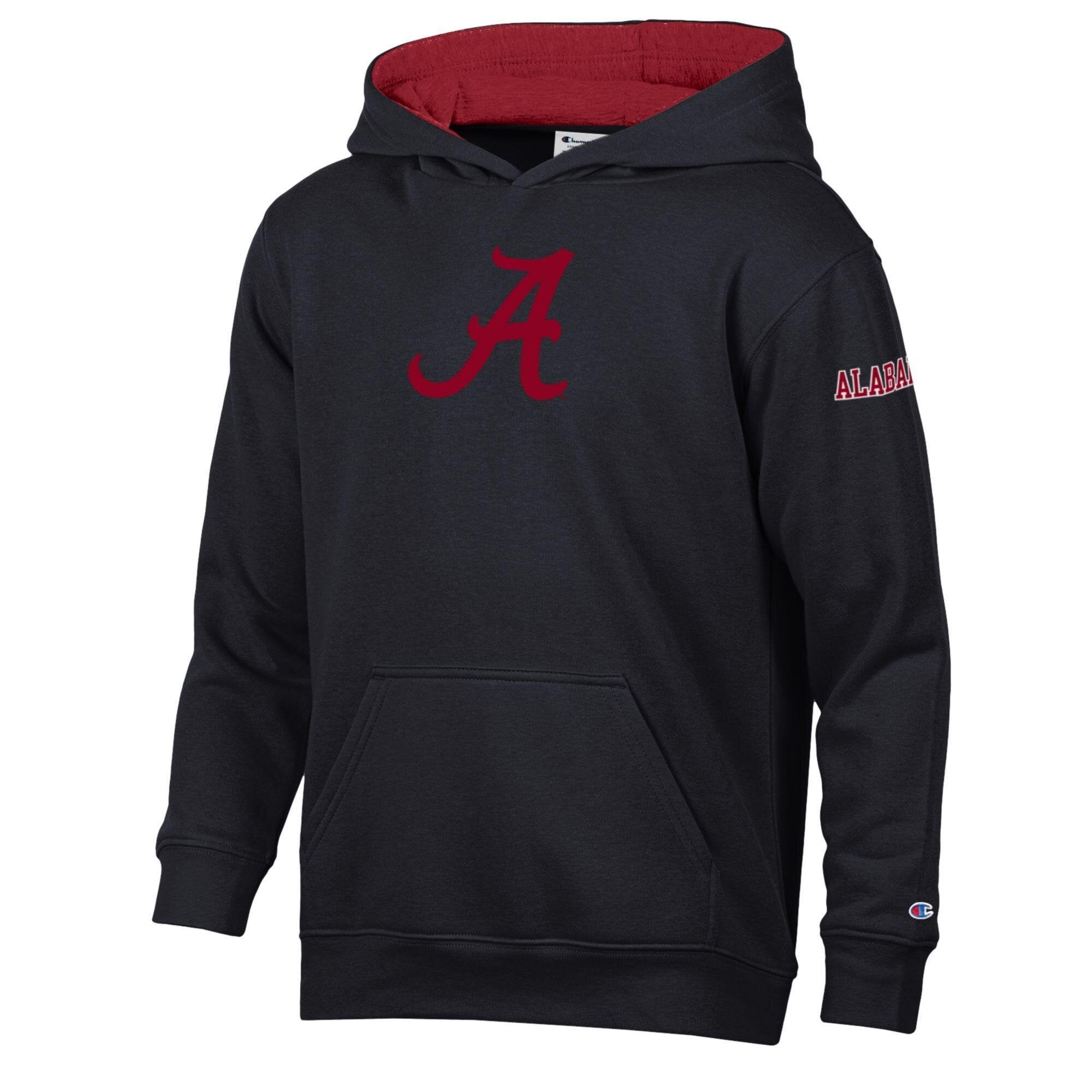 Youth Champion  Heather Gray Alabama Crimson Tide Fleece Hoodie