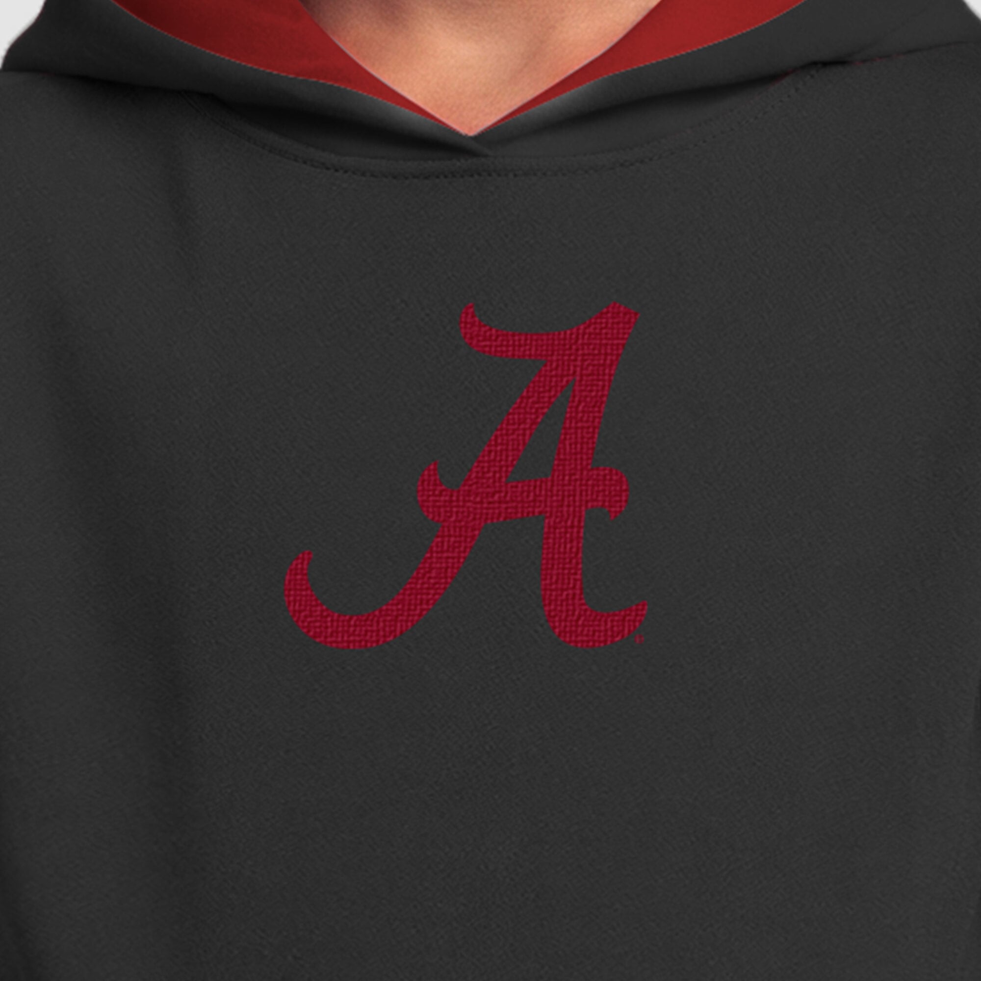 Youth Champion  Heather Gray Alabama Crimson Tide Fleece Hoodie