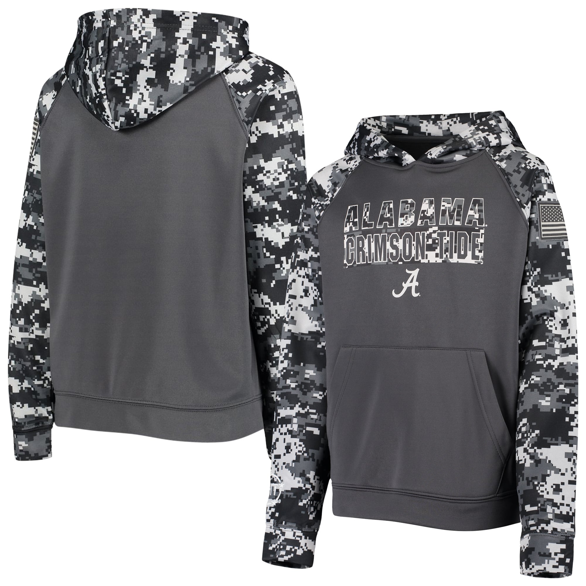 Colosseum Youth Colosseum Charcoal Alabama Crimson Tide OHT Military  Appreciation Digital Camo Raglan Pullover Hoodie | Coquitlam Centre