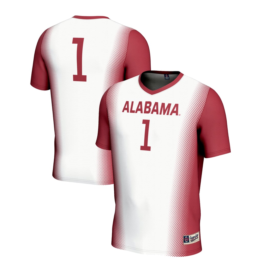 alabama football jersey dress Youth GameDay Greats White #1 Crimson Tide Lightweight Women's Soccer Size: Extra Large Kalen deboer