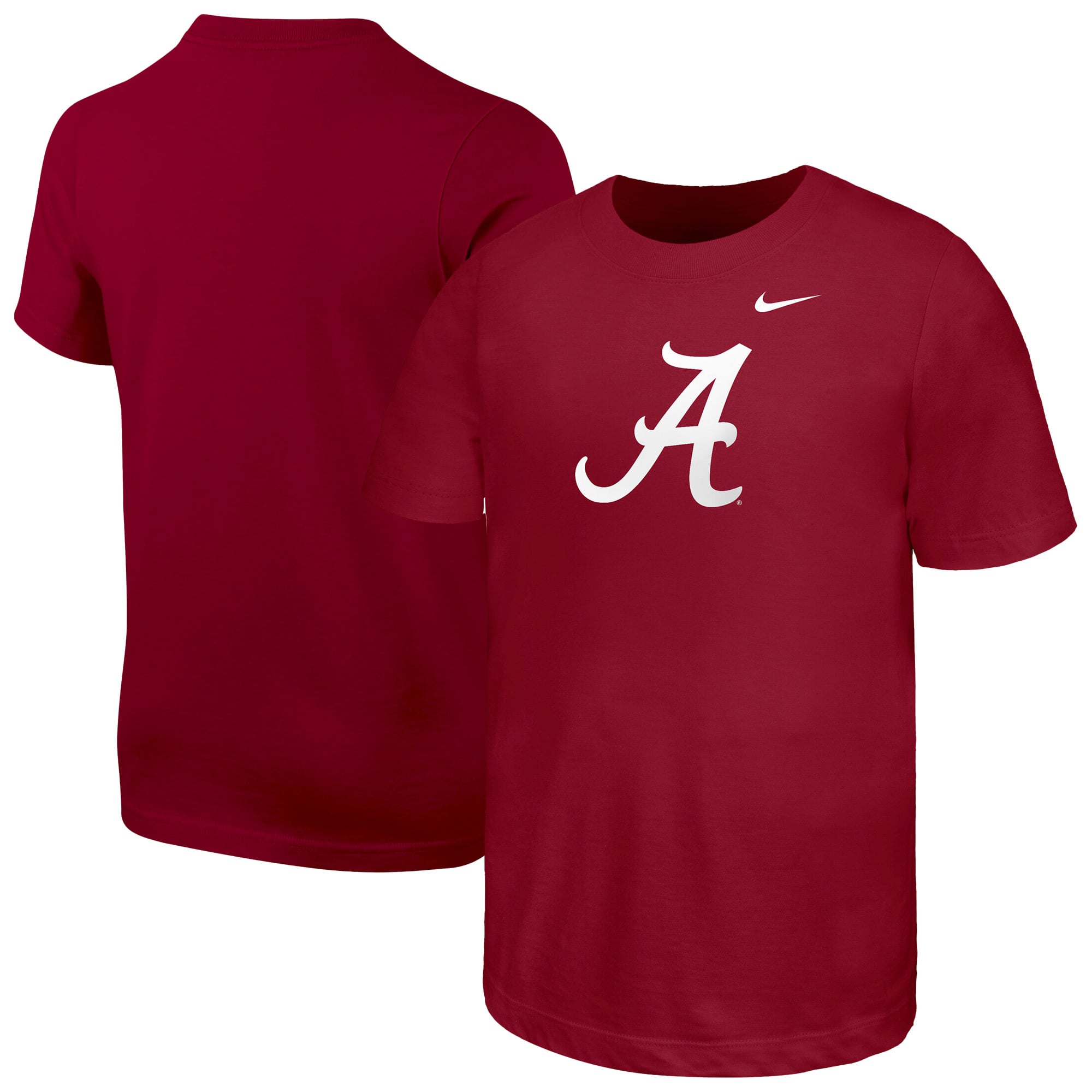 Youth Nike Crimson Alabama Tide Logo T-Shirt