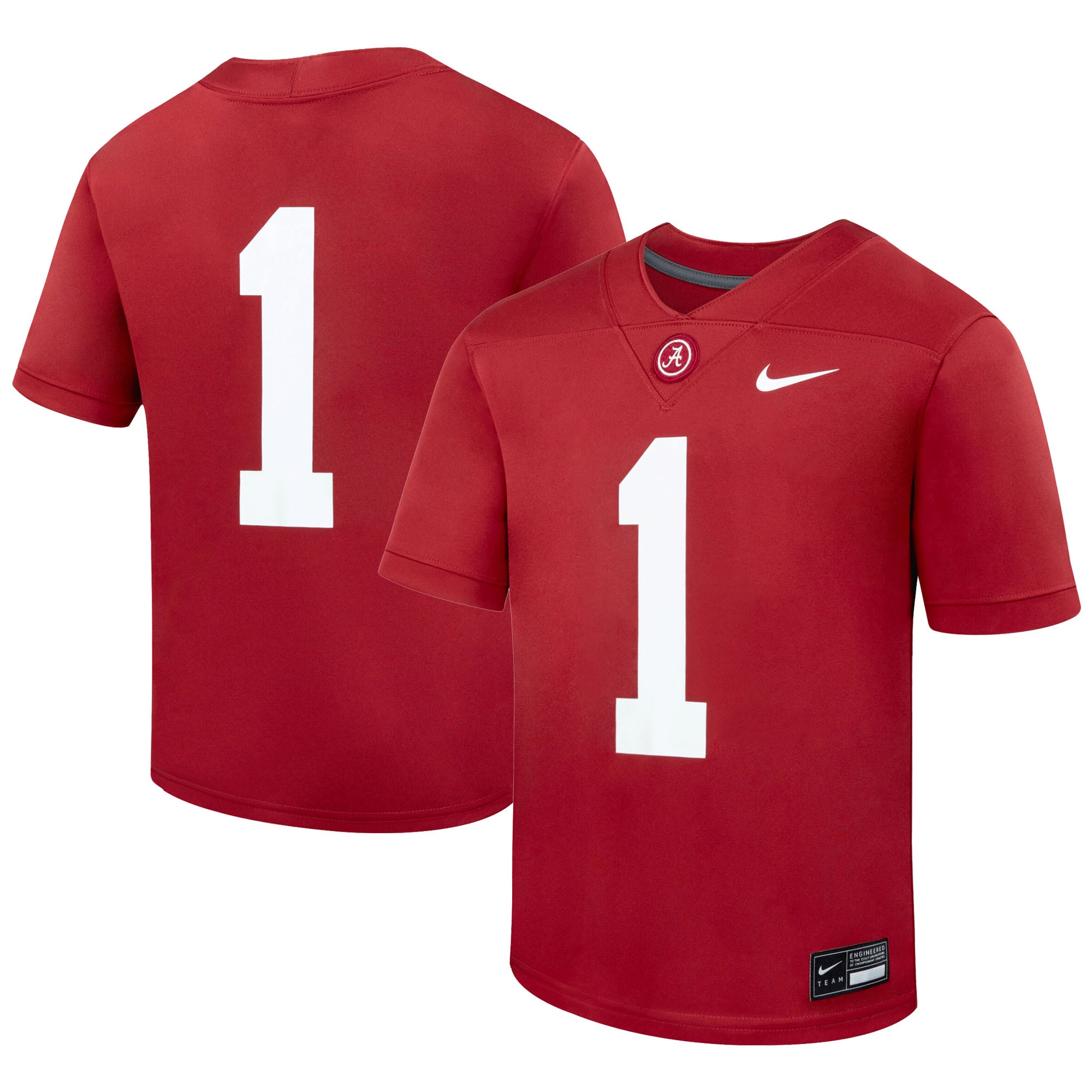 Youth Nike Crimson Alabama Tide Replica Football Jersey