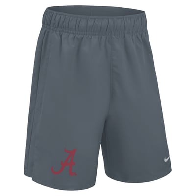 Alabama Crimson Tide Nike Youth Challenger Dri-FIT Shorts - Gray