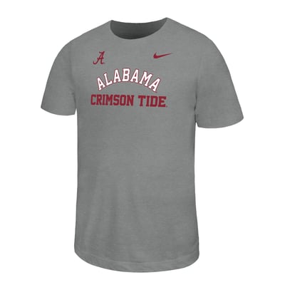  Alabama Crimson Tide Nike Youth Legend Dri-FIT T-Shirt - Heather Gray