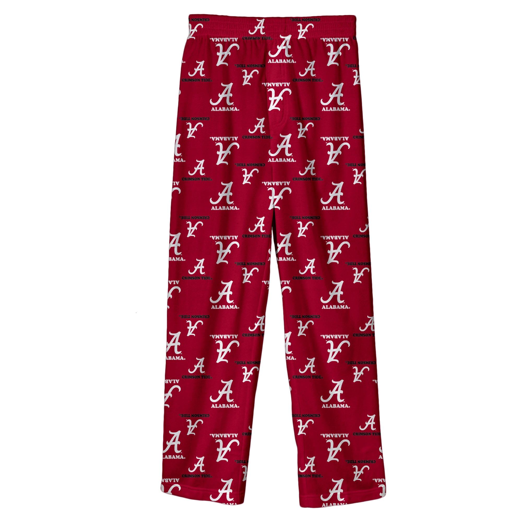 Youth Outerstuff Crimson Alabama Tide All-Over Team Logo Pants
