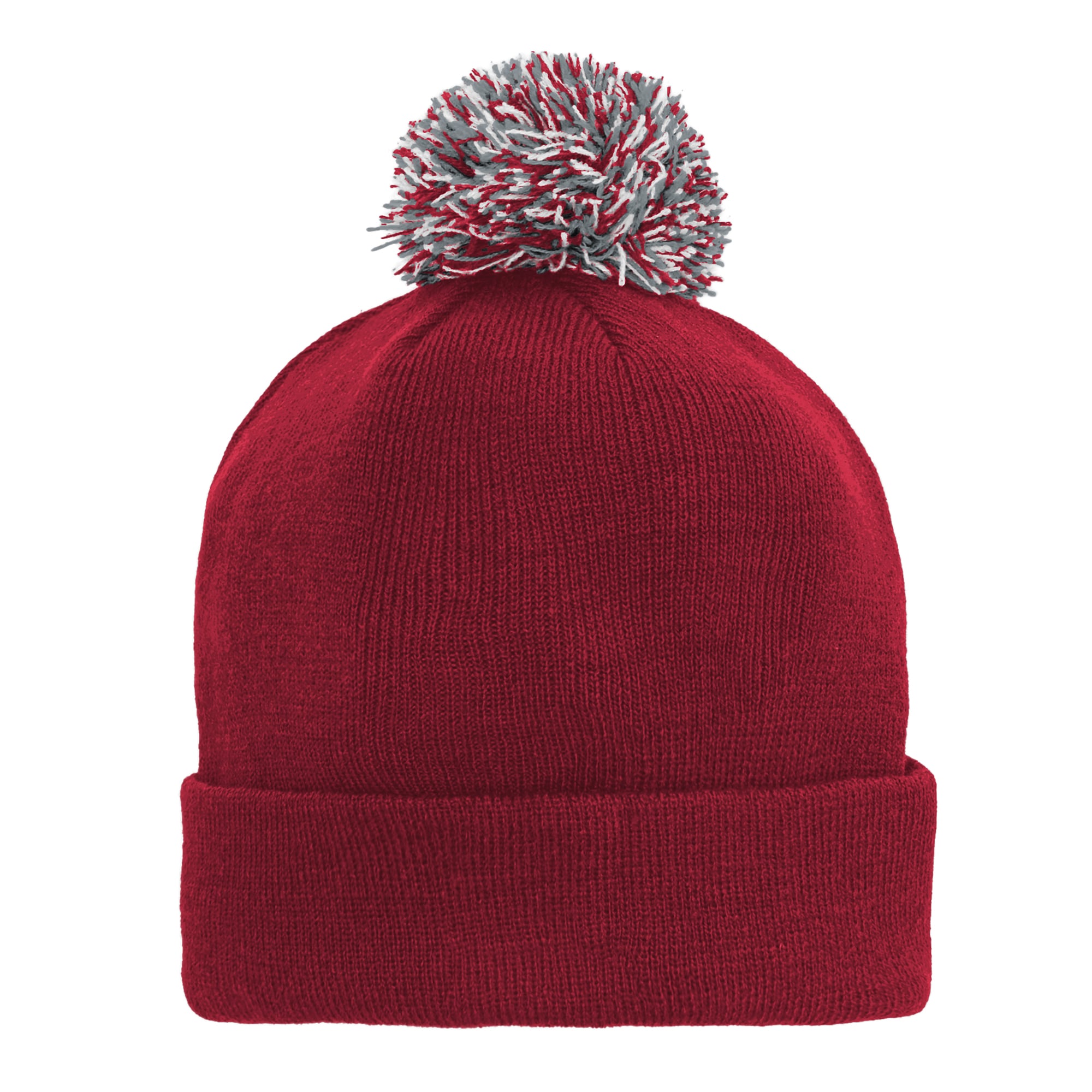 Bonnet tricoté à revers avec pompon, motif Crimson Tide de l'Alabama, pour enfant (Outerstuff Youth).