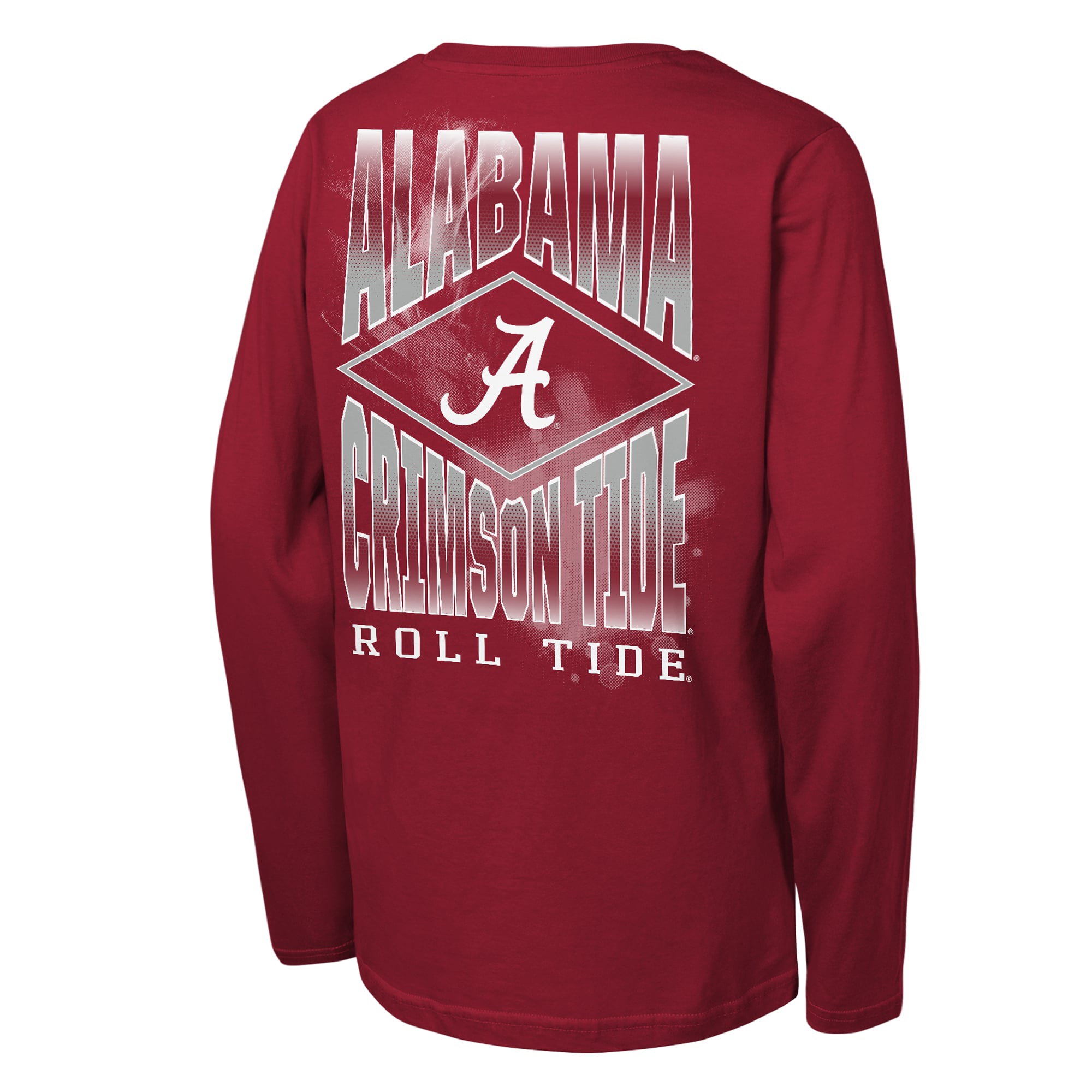 T-shirt à manches longues Youth Outerstuff Crimson Alabama Tide Full Steam