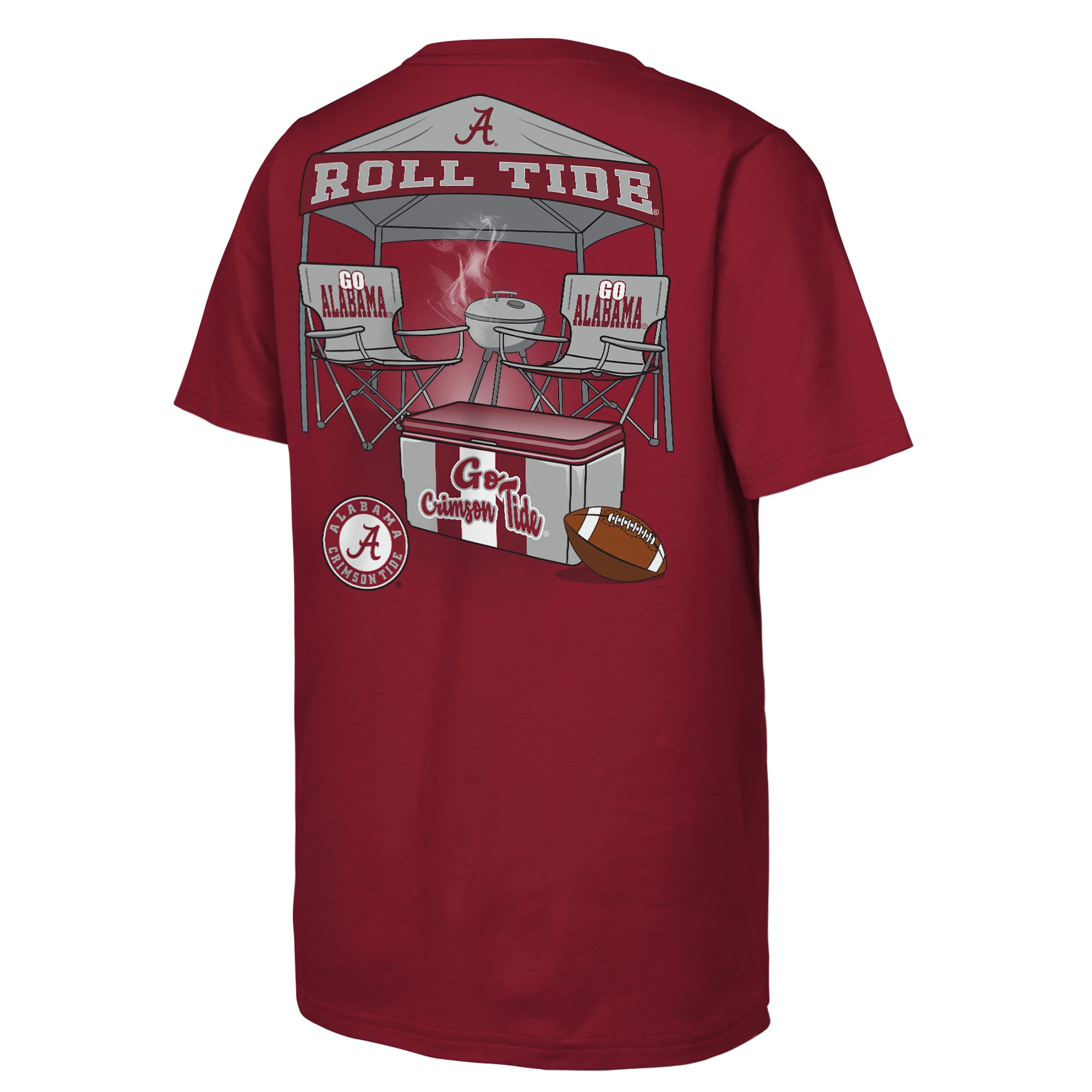 Youth Outerstuff  Crimson Alabama Tide Tailgater Hometown T-Shirt