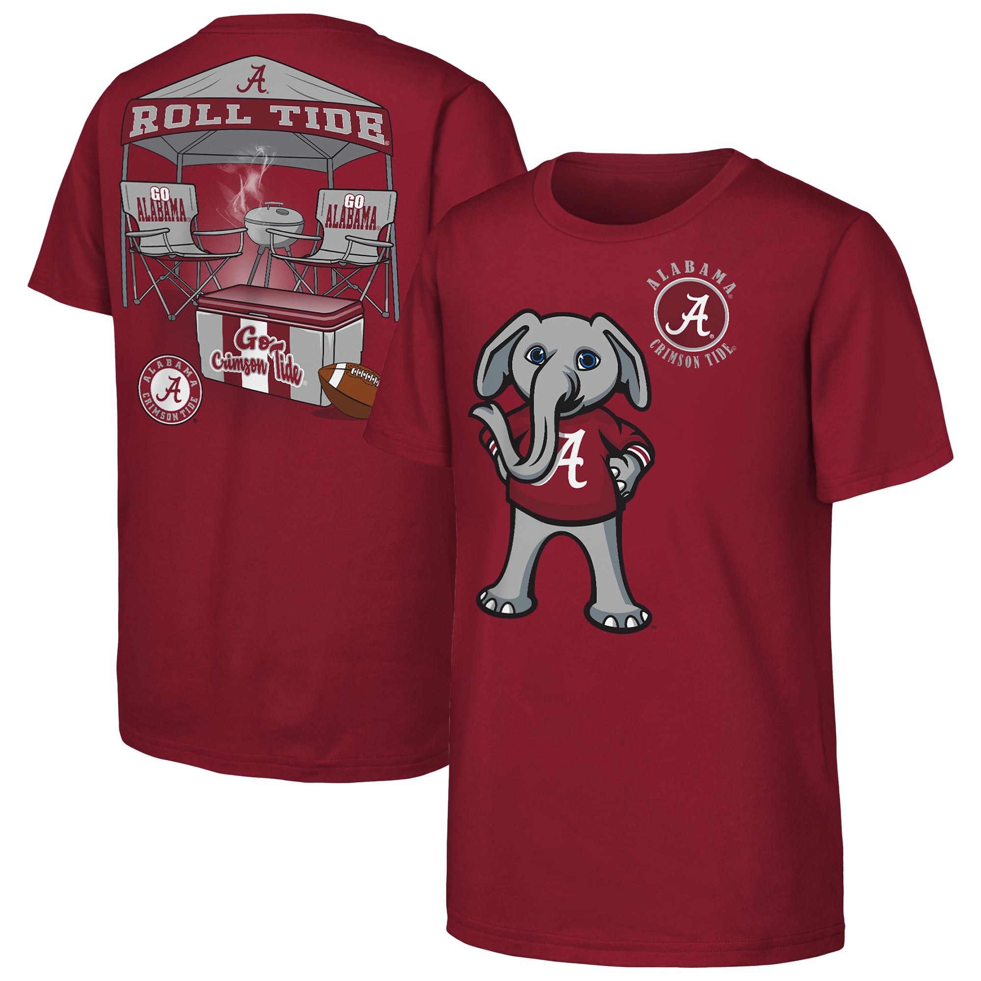 Youth Outerstuff Crimson Alabama Tide Tailgater Hometown T-Shirt