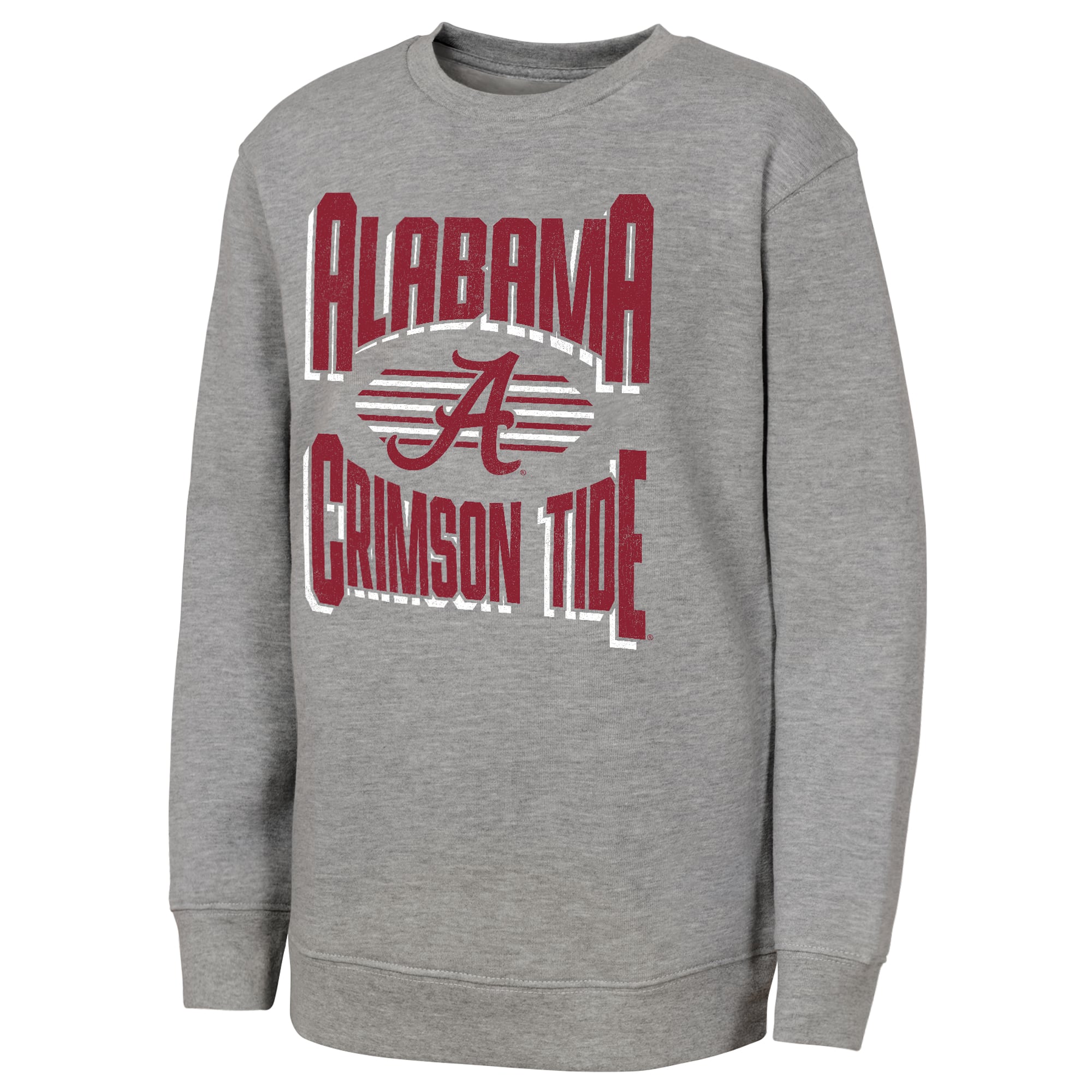Sweat-shirt gris Youth Outerstuff Alabama Crimson Tide Jet Stream