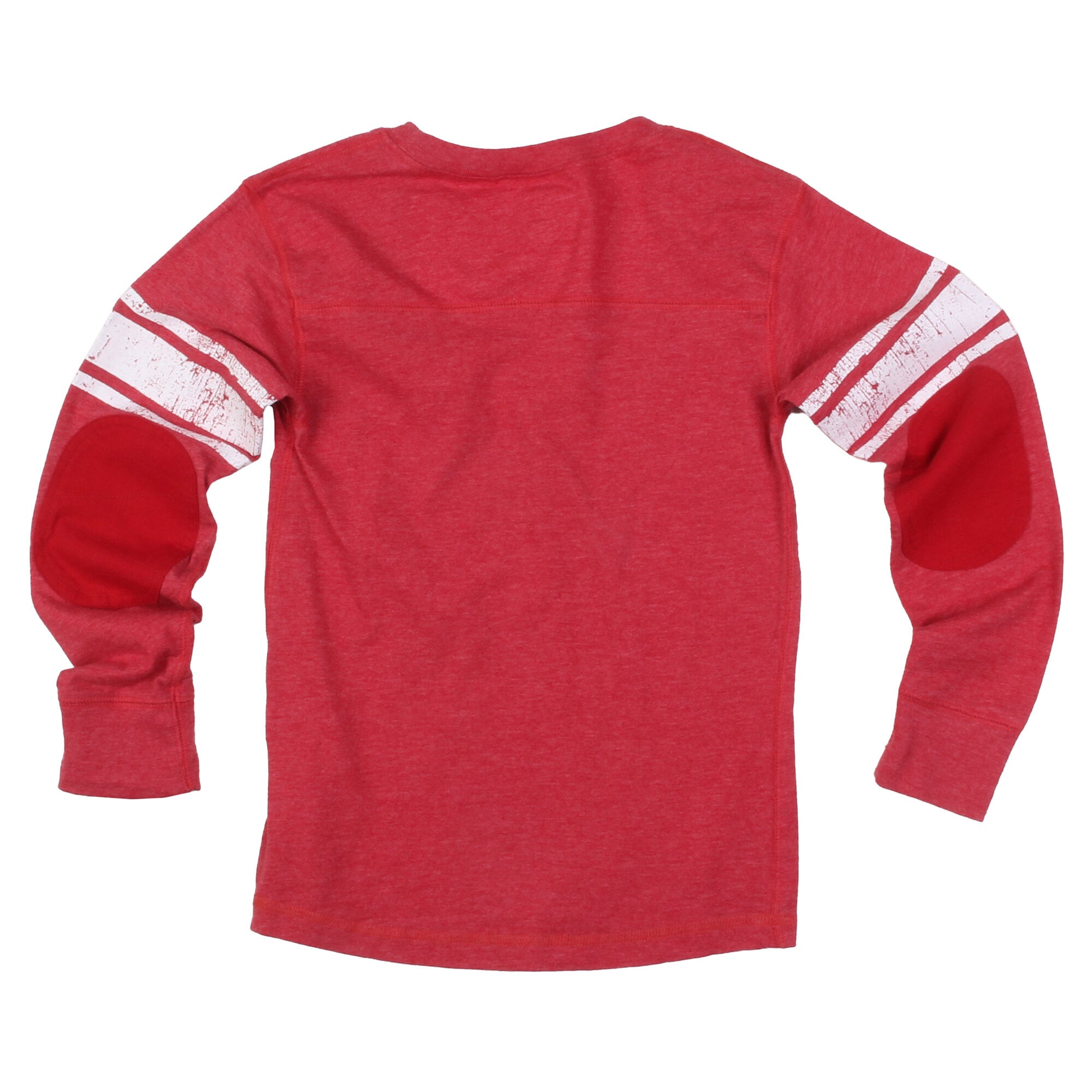 T-shirt de football américain à manches longues pour jeunes Wes & Willy Crimson Alabama Tide