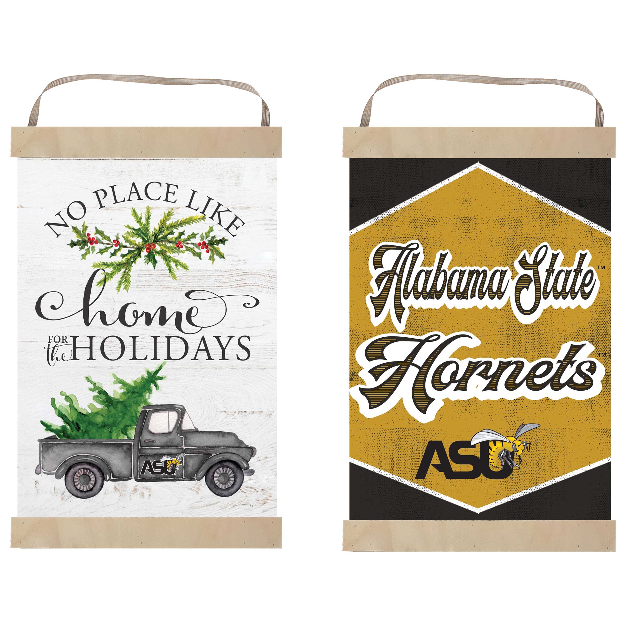Alabama State Hornets 12 X 20 Reversible Banner Sign alabama-state-hornets-12-x-20-reversible-banner-sign