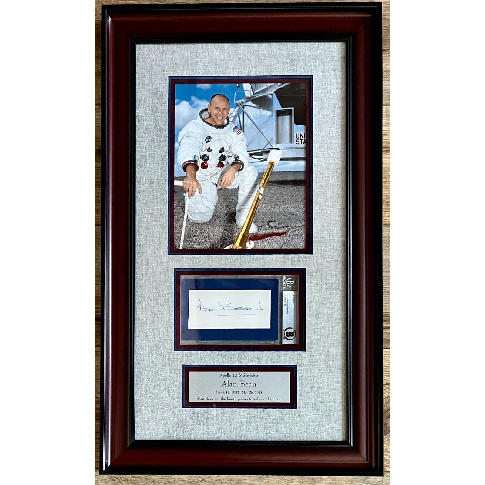 Astronaut Alan Bean Autograph