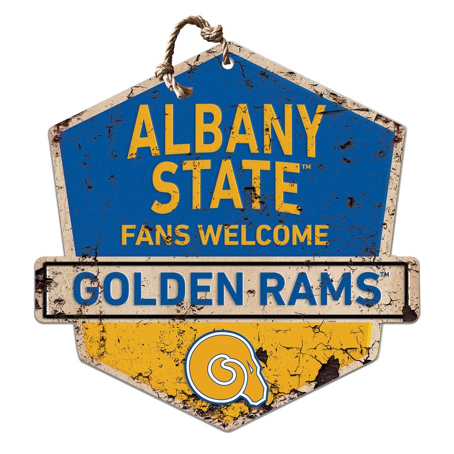 Albany State Golden Rams Fans Welcome Sign