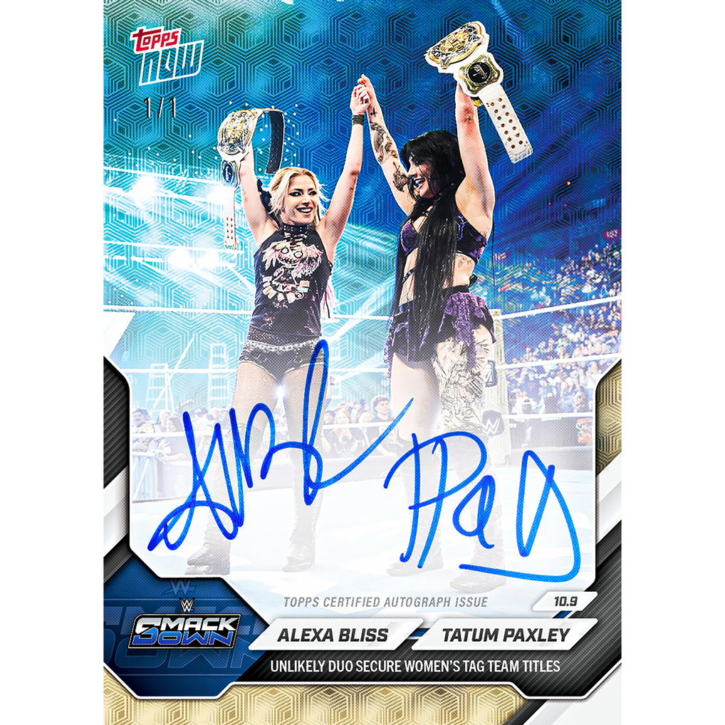 Alexa Bliss & Tatum Paxley - 2026 WWE Topps NOW® - Card 107