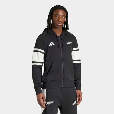 All Blacks adidas Leisurewear Full-Zip Hoodie - Black