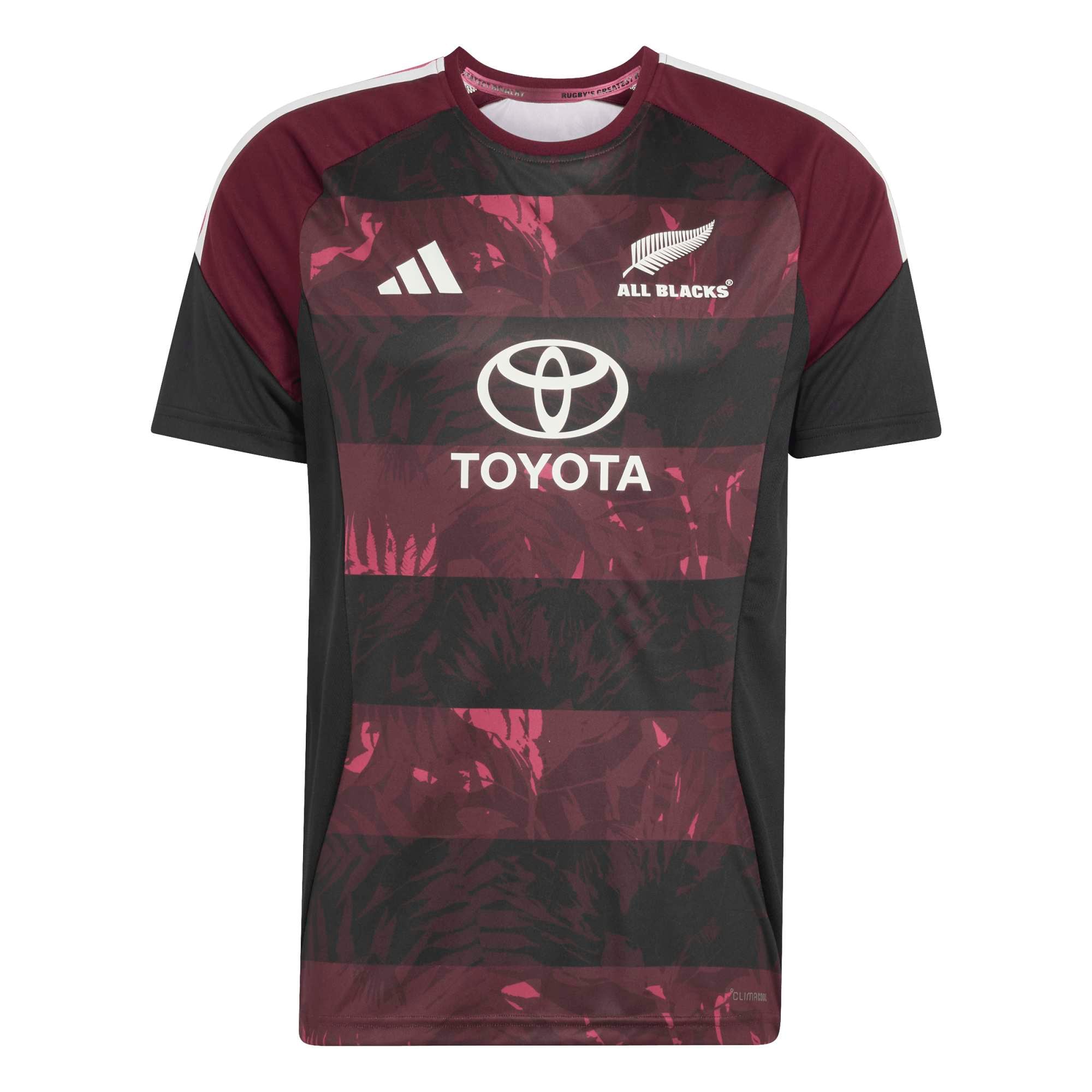 Men's adidas  Maroon All Blacks Rugby’s Greatest Rivalry Tour Performance T-Shirt