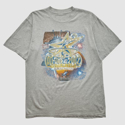 All-Star Game 2002 T-shirt - Heather Gray - XL by Fanatics Real Vintage