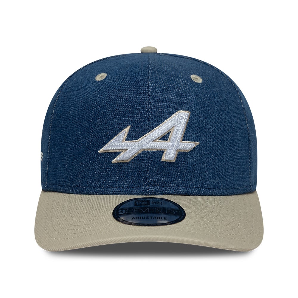 Casquette ajustable New Era Alpine Austin Grand Prix 9SEVENTY bleu marine pour homme