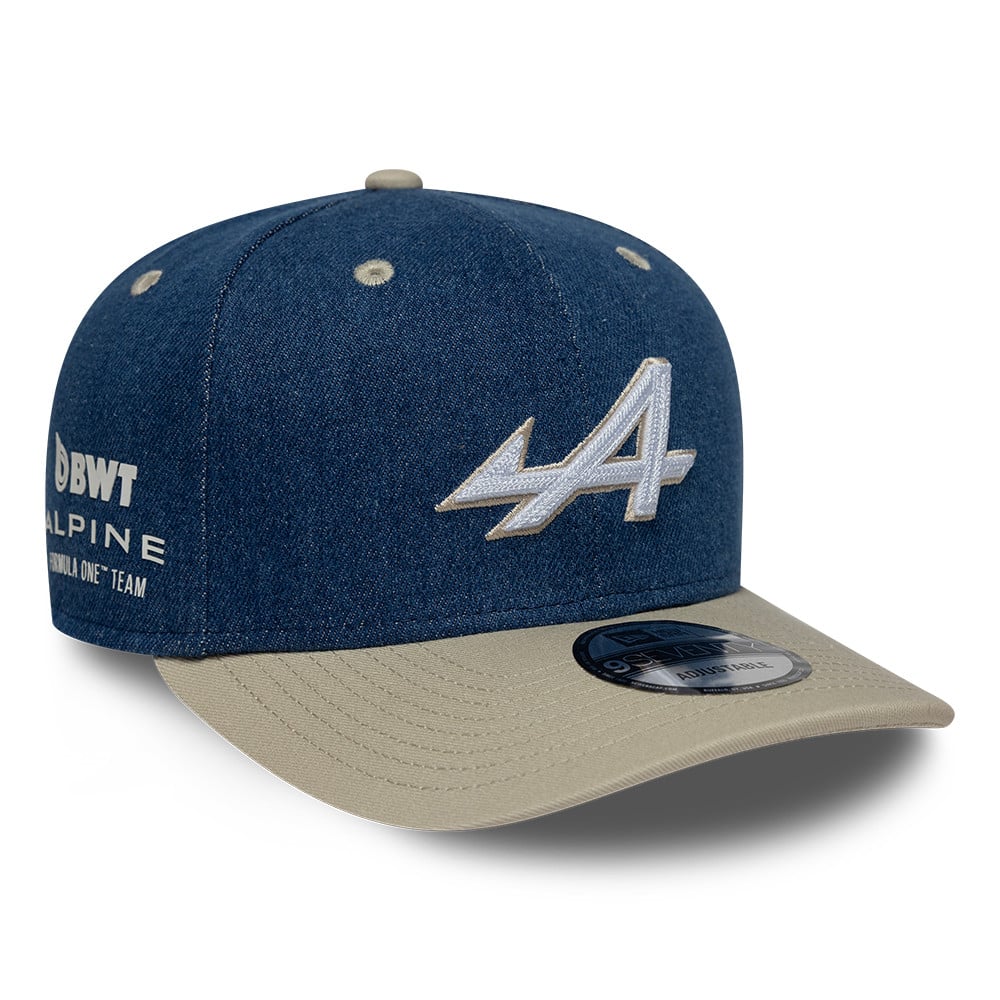 Casquette ajustable New Era Alpine Austin Grand Prix 9SEVENTY bleu marine pour homme