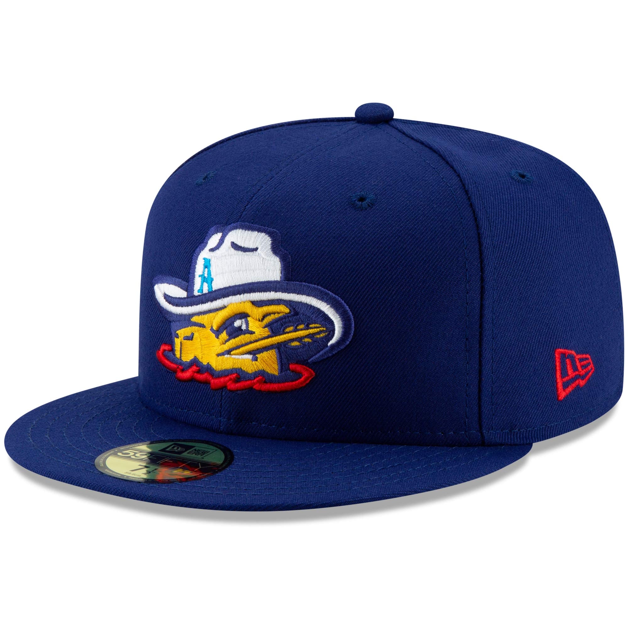 Men's New Era Royal Amarillo Sod Poodles Game Authentic Collection