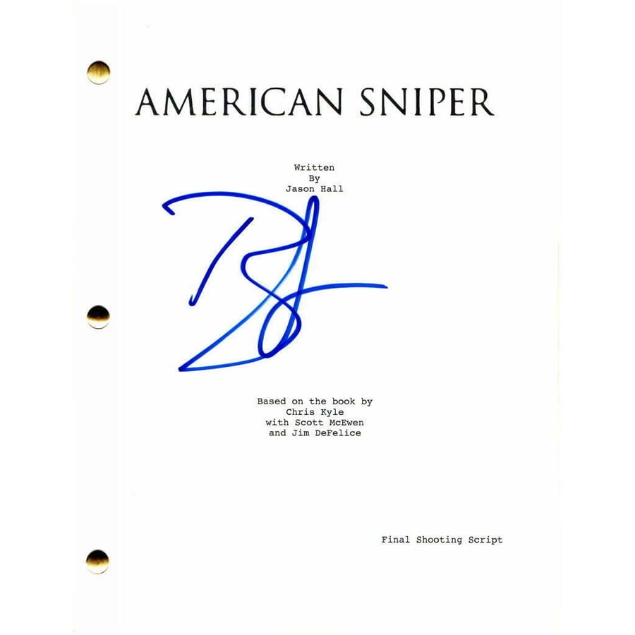 Cooper Hand Script American Sniper Movie Clint Eastwood