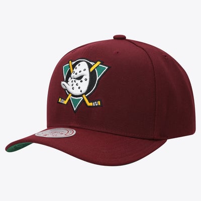 Anaheim Ducks Mitchell & Ness Team Ground 2.0 Pro Snapback - Purple
