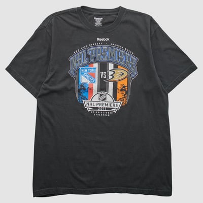 Anaheim Ducks Reebok 2011 T-shirt - Black - L by Fanatics Real Vintage