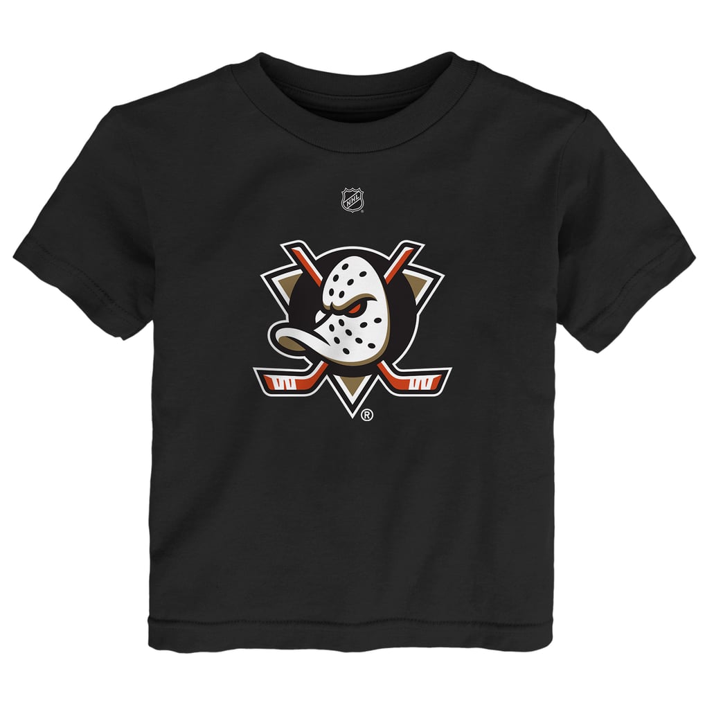 T-shirt bébé Anaheim Ducks Outerstuff noir avec logo principal