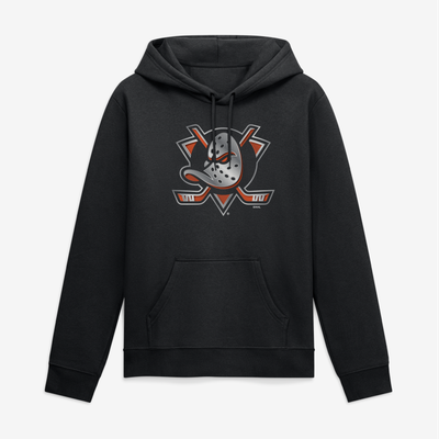Anaheim Ducks Big & Tall Metallic Mascot Hoodie - Black