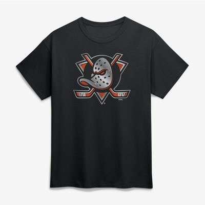 Anaheim Ducks Big & Tall Metallic Mascot T-Shirt - Black