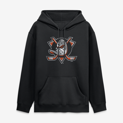 Anaheim Ducks  Metallic Mascot Hoodie - Black