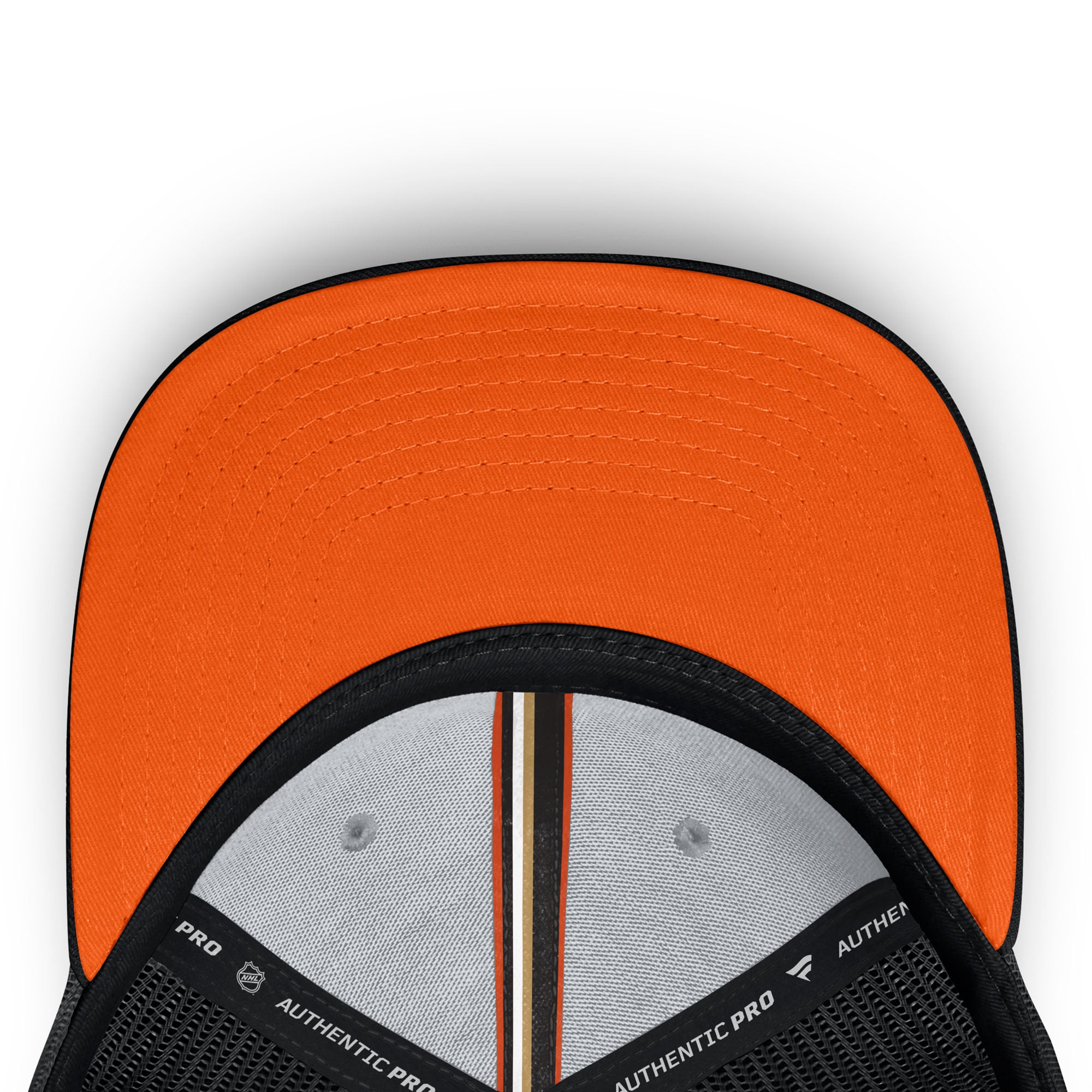 Men's Fanatics Black Anaheim Ducks Authentic Pro Home Ice Trucker Adjustable Hat