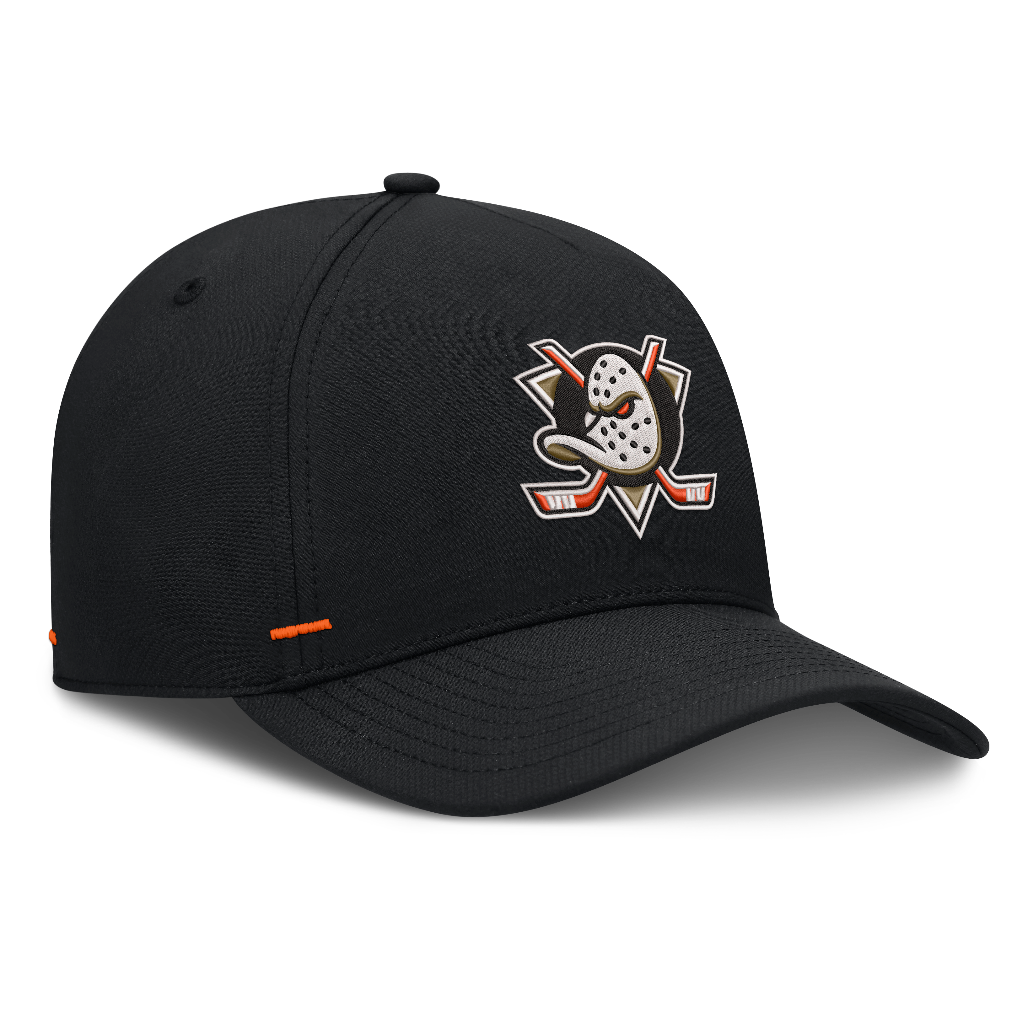 Men's Fanatics Black Anaheim Ducks Authentic Pro Rink Bar Tacks A-Frame Adjustable Hat