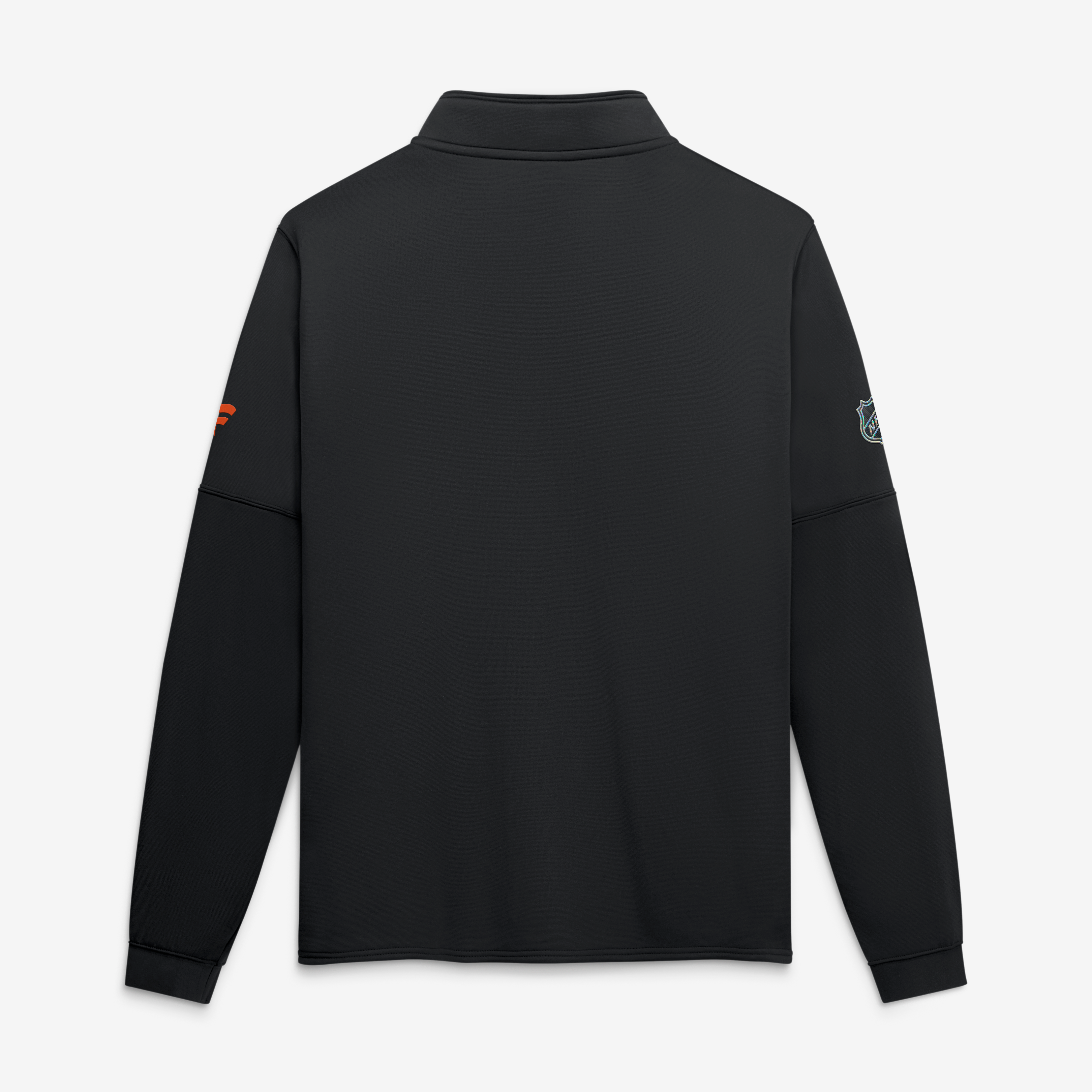 Veste polaire zippée intégrale Fanatics noire Anaheim Ducks Authentic Pro Rink pour homme
